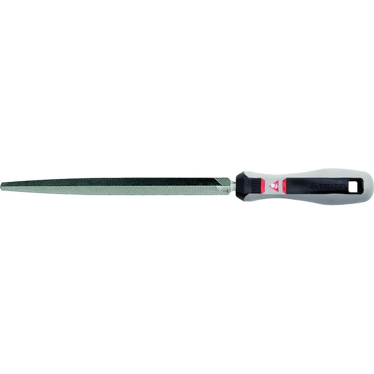 Bellota 40058BMB 4005-8 BAS. MB Dreieckige mechanische Feile, Griff aus zwei Materialien 8 Heftnähte