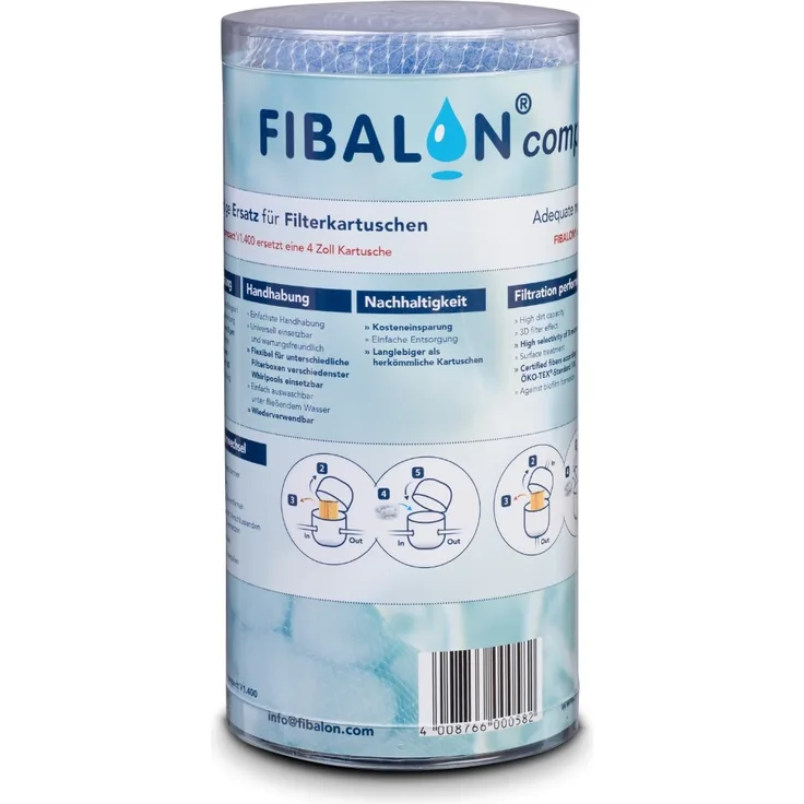 Fibalon compact, Filter für Whirlpool und Pool