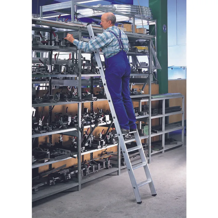 Euroline Premium 30182 Alu-Regalleiter mit 12 Stufen