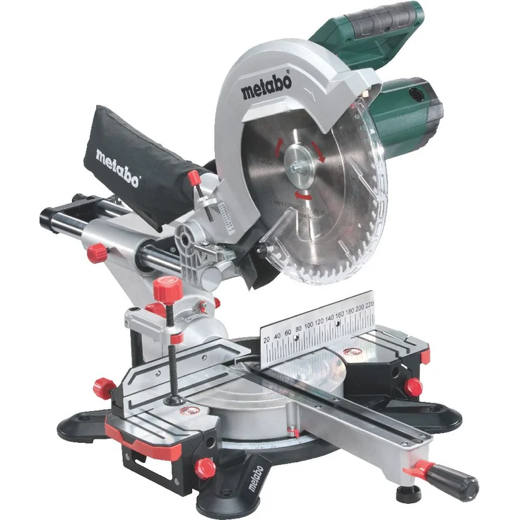 Metabo KGS 305 M Kapp- und Gehrungsäge I Zug- und Kappfunktion, 2000 Watt, Sägeblatt Ø 305 mm, Schnittbreite 305 mm, beidseitig schwenkbar, nach links neigbarer Sägekopf, Laser, LED-Licht 619305000 – Bild 1