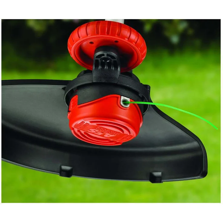 Black+Decker 800W Elektro-Motorsense (mit E-Drive Technologie, Kantenschnittfunktion, 6 Hochleistungsfäden, für ansprcuhsvolle Flächen) GL8033 – Bild 5