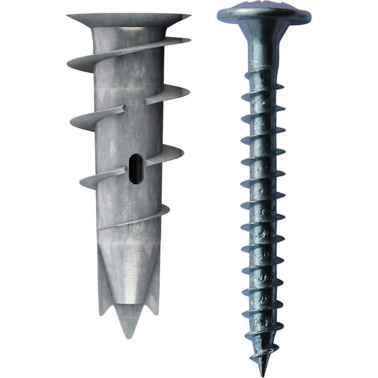 TOX Gipskartondübel Spiral Plus 37-2 mit Linsenkopfschraube 4,5 x 35 mm, für einlagige und doppelbeplankte Gipskartonplatten, 50 Stück - Preisvergleich