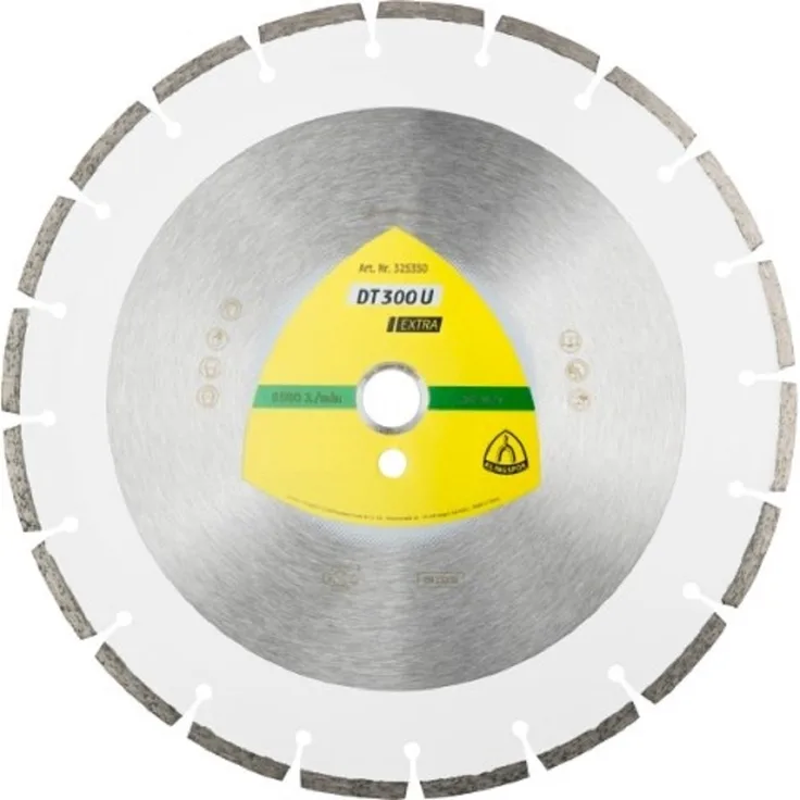 KLINGSPOR Diamantbohrkrone DK612B Supra 1/2 Zoll, 300 mm, Durchmesser 121 mm, 325759