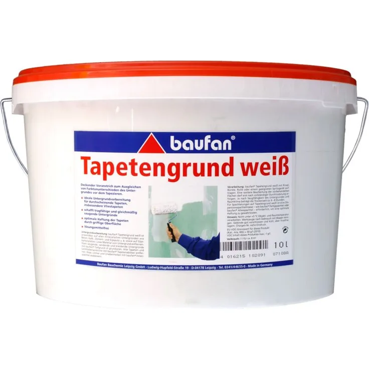 10L BAUFAN Tapetengrund weiß