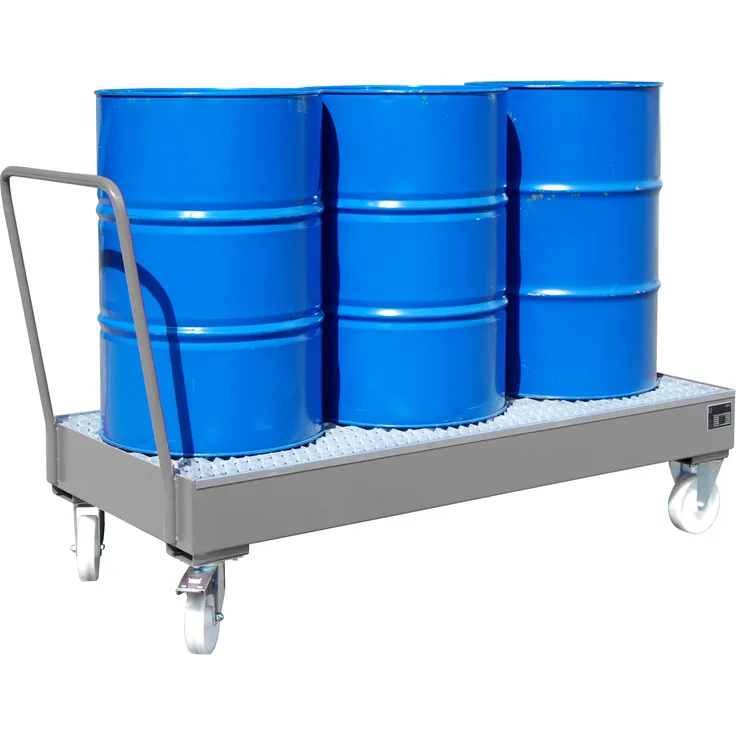 Bauer Fahrbare Auffangwanne 2050 SR, lackiert, Mausgrau