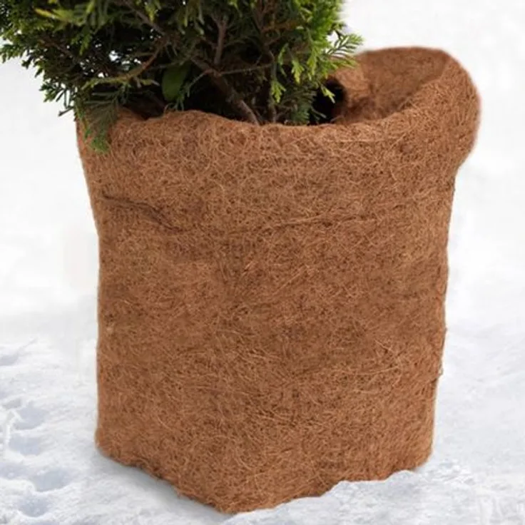 BURI Pflanzen Kokosmatte Winterschutz Pflanzenschutz Frostschutz Kokosfaser 150x50cm
