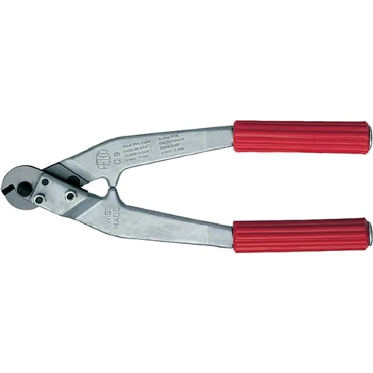 Felco Drahtseilschere C9 Länge 325mm für Stahlkabel-D.9mm mit Kunststoff-Überzug - MOD.C9