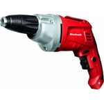 Einhell Trockenbauschrauber TH-DY 500 E (230V, 500W, 0-2.200 1-min, Auto-Start-Stop Getriebe, Alu-Getriebekopf, magnetische Bitaufnahme, Gürtelhaken)