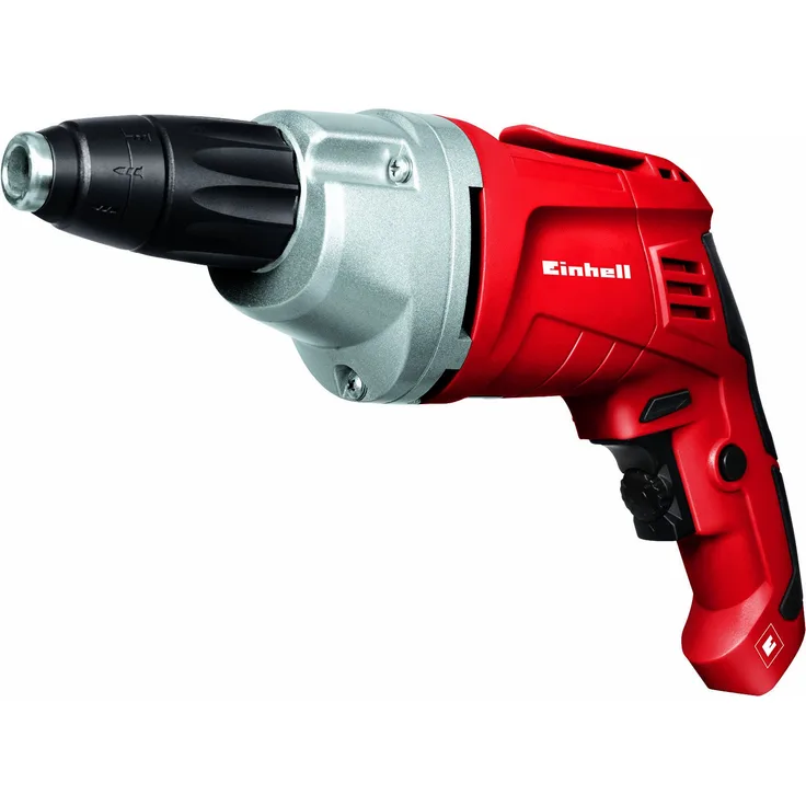 Einhell Trockenbauschrauber TH-DY 500 E (230V, 500W, 0-2.200 1-min, Auto-Start-Stop Getriebe, Alu-Getriebekopf, magnetische Bitaufnahme, Gürtelhaken)