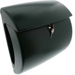 BURG-WÄCHTER, Briefkasten, Edles Design, A4 Einwurf-Format, Innenbeleuchtung, Kunststoff, Kiel 886 GR, Grün