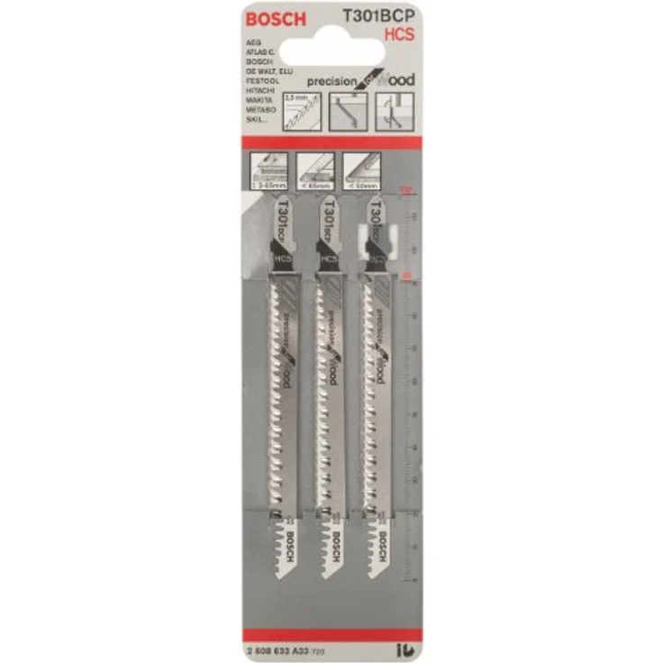 Bosch Professional Zubehör 2 608 633 A33 Stichsägeblatt T 301 BCP – Bild 1