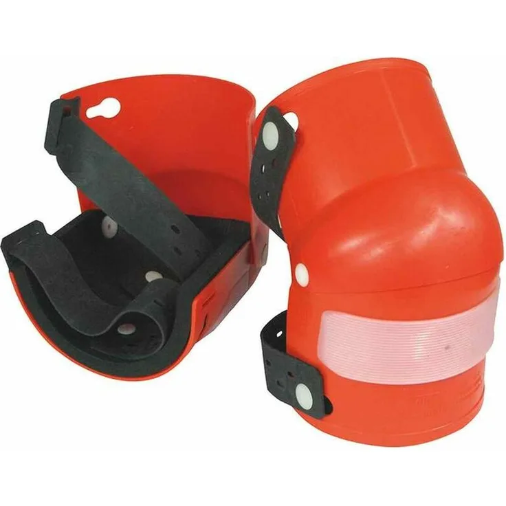 WerkzeugHERO Knieschoner mit Gelenk PVC-Hartschale orange (1 Stk.)