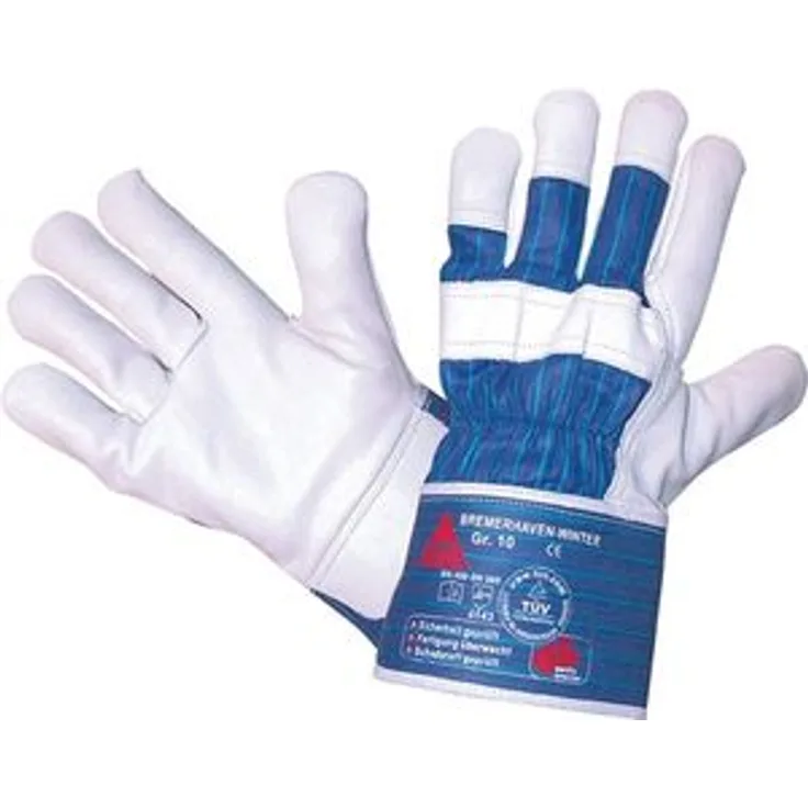 Remisberg Rindnarbenlederhandschuhe Gr. 10 Bremerhaven-Winter Moltonfutter Kat. II