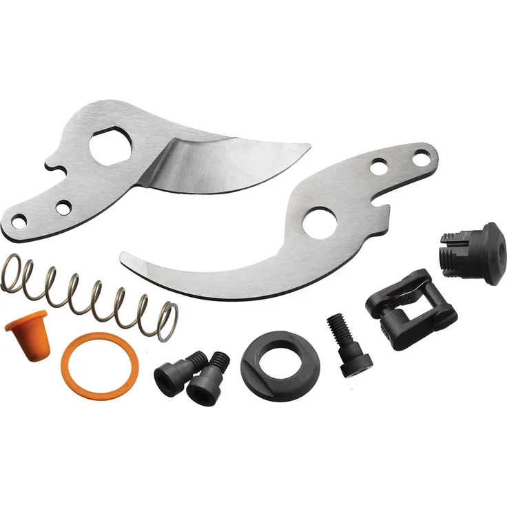 Original Ersatzteil-Set für Fiskars Profi Bypass Gartenschere PB-8 M - L, Mit Klingen, Feder, Schloss und Schrauben, Grau-Schwarz, 1026280