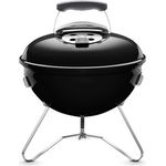 Weber 1111004 Smokey Joe Original, Holzkohlegrill klein, 37 cm, schwarz, für unterwegs, tragbar