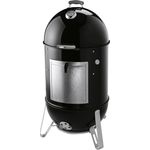Weber Smokey Mountain Cooker 57 cm, 10 Personen schwarz 2 Ebenen für Räuchern und Grillen