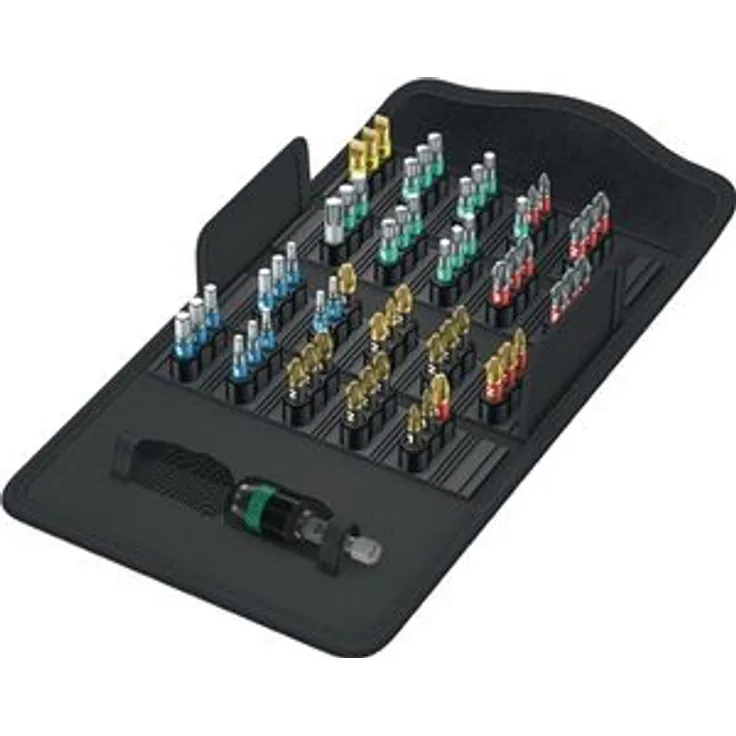 Wera Bit-Sortiment, Bit-Safe 61 BiTorsion 1, 61-teilig, 05057441001