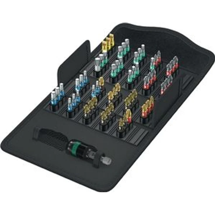 Wera Bit-Sortiment, Bit-Safe 61 BiTorsion 1, 61-teilig, 05057441001 – Bild 1