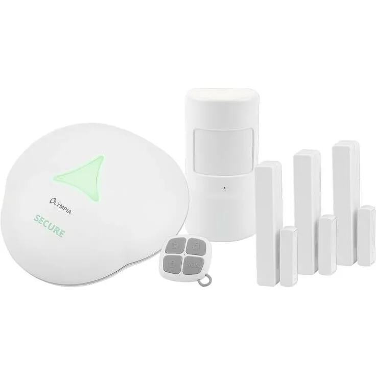 Alarmanlage Secure AS 605 ideal für Wohnwagen und Wohnmobile mit 3 Tür-Fensteralarmen - Olympia