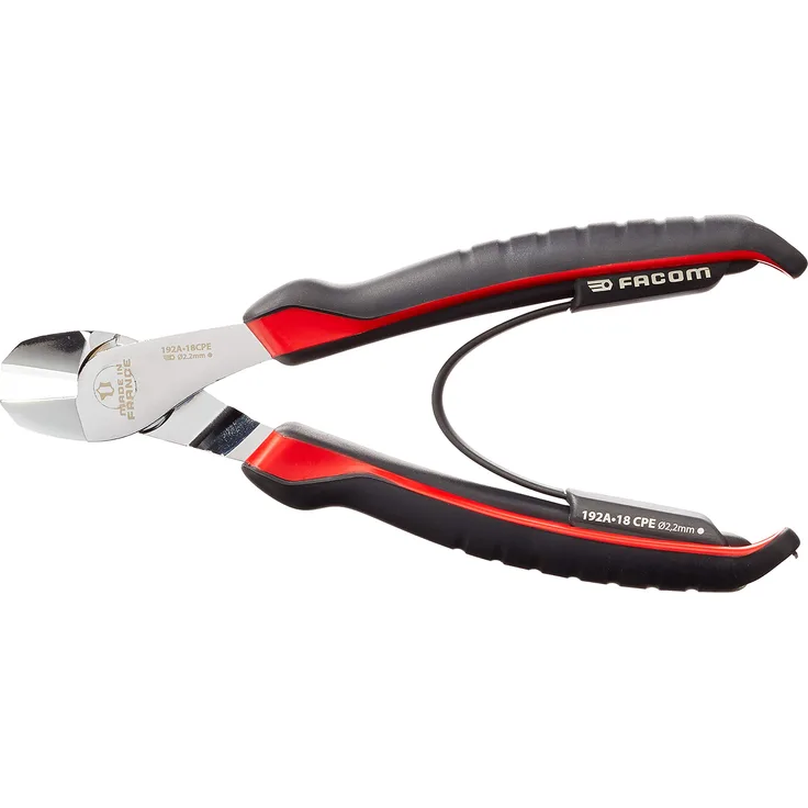 Facom SC.192 Seitenschneider 180 mm Rot-Schwarz