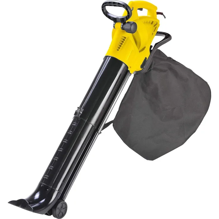 Syntrox Germany 2800 Watt Comfort 3 in 1 Laubsauger Laubbläser Häcksler mit Fangsack Häckselfunktion mit Tragegurt