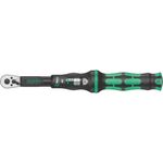 Wera 05075604001 Click-Torque A 5 Drehmomentschlüssel mit Umschaltknarre, 1 W, 1 V, 1-4'' Vierkant, 2.5-25 Nm