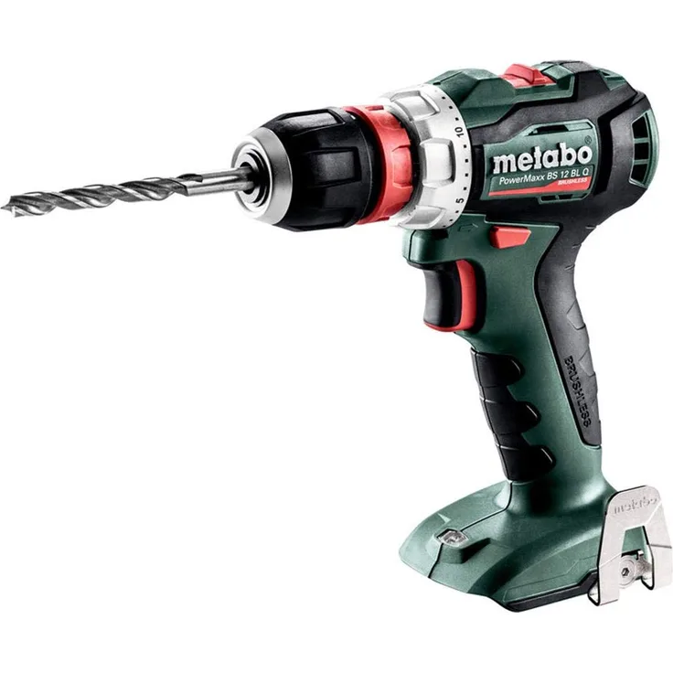 Metabo 601039890 Akku-Bohrschrauber 12V Ah Li-Ion PowerMaxx BS 12 BL Q 601039890