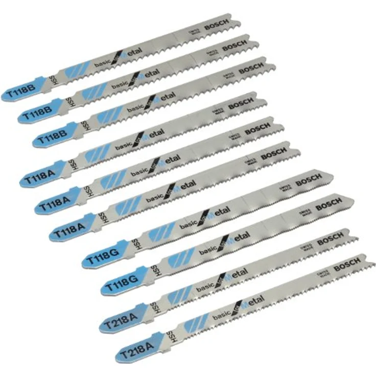 Bosch Professional Stichsägeblatt-Set 10tlg. (Metall) – Bild 1
