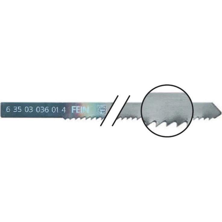 Fein 63503113010 Stichsägeblätter BIM 88 mm Zahnteilung 2.0 für Edelstahl Inhalt 5 Stück