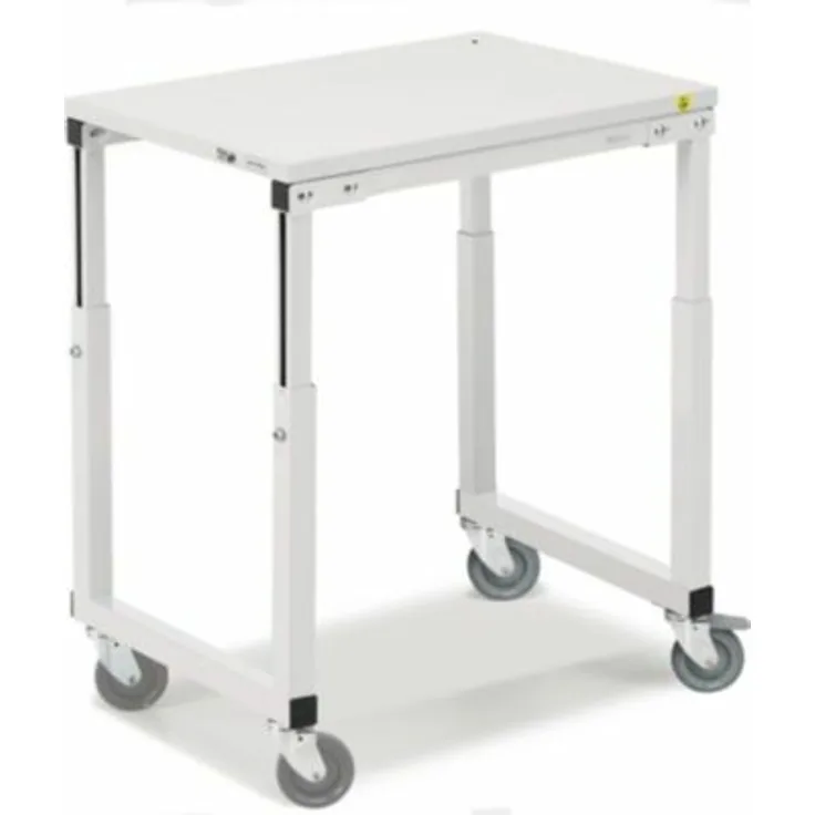 TRESTON Arbeitstisch - fahrbare Ausführung - BxT 700 x 500 mm