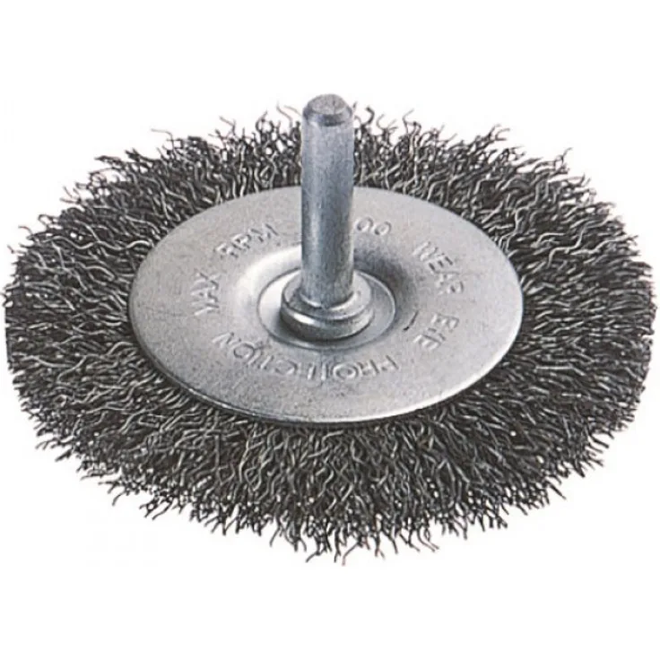 wolfcraft 1 Scheiben-Drahtbürste S=6 mm ø100x10 mm