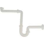 Raumspar - Röhren-Geruchsverschluss für Waschtisch - Tecuro