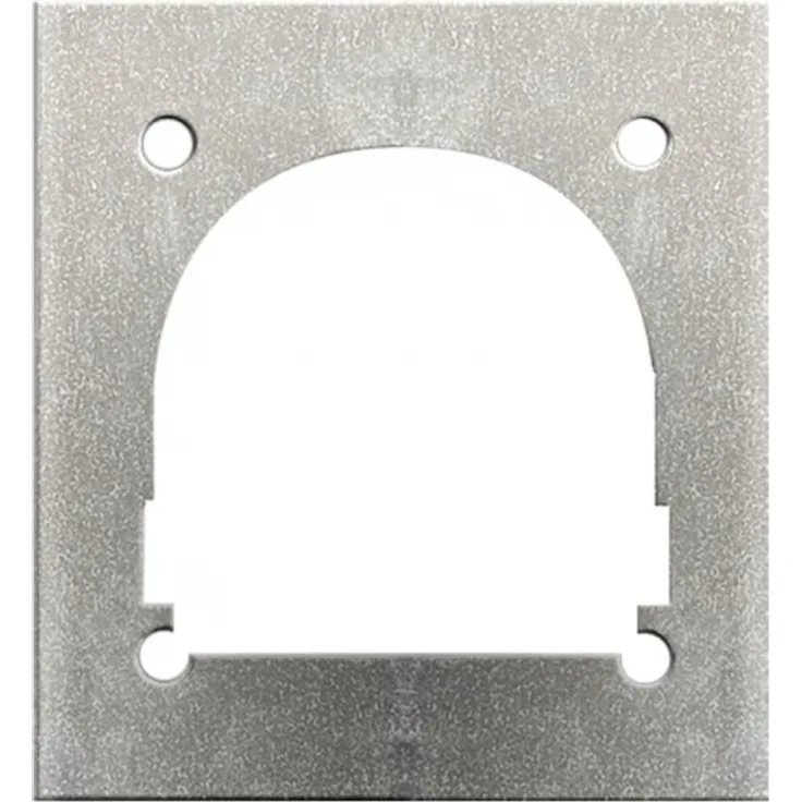 Montageplatte Zurröse 120 x 115 mm silber