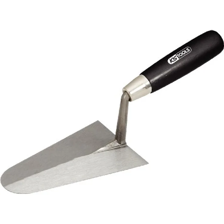 KS Tools 144.0115 Stuckateurkelle, rund, 240mm, mit Holzgriff