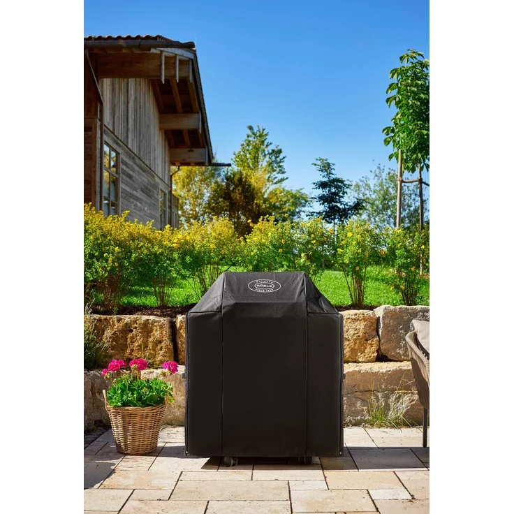 RÖSLE Abdeckhaube BBQ-Station VIDERO G3/G3-S, Hochwertige Schützhülle aus 100% Polyester mit PU-Beschichtung  praktischer Reißverschluss, wetterfeste Abdeckung – Bild 4