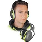 3M Peltor Kapselgehörschutz X4A neongrün - Gehörschützer mit verstellbarem Kopfbügel im schmalen Doppelbügel-Design - SNR 33 dB Hörschutz auch bei hohen Lautstärken