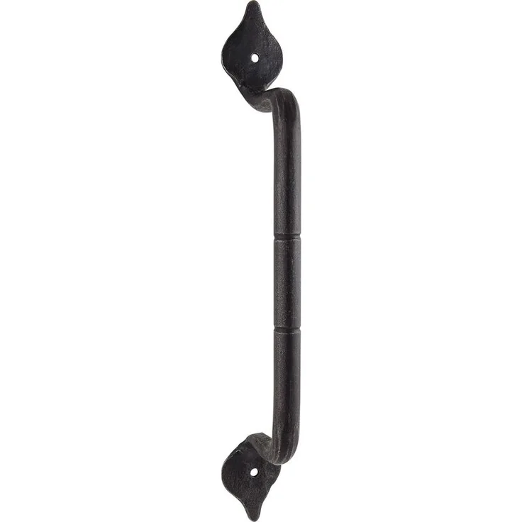 Schörghofer - Türgriff ANTIK - gerade, 250mm, ø 12mm, Schmiedeeisen geschw. gewachst