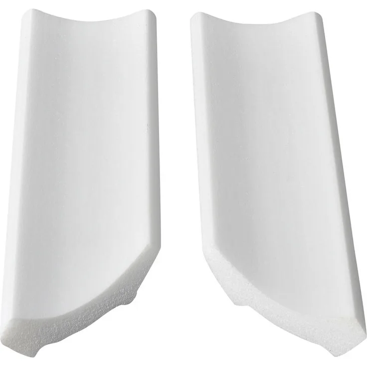 Decosa Zierprofil B7, weiss, 50 x 50 mm, Innenecke - 4 Ecken - 8 Leisten à ca. 20 cm Laenge