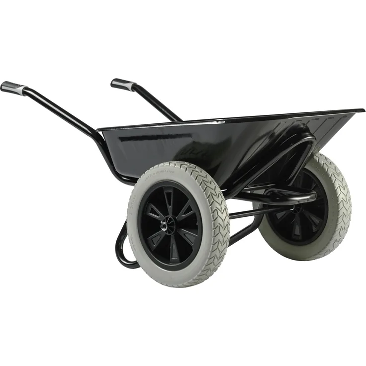 HAEMMERLIN Zweirad Schubkarre Gartenkarre Aktiv Excellium Plus Twin 100l 250kg