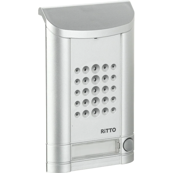 Ritto 1271937 Minivox Türstation (1 Taste) weiß alu