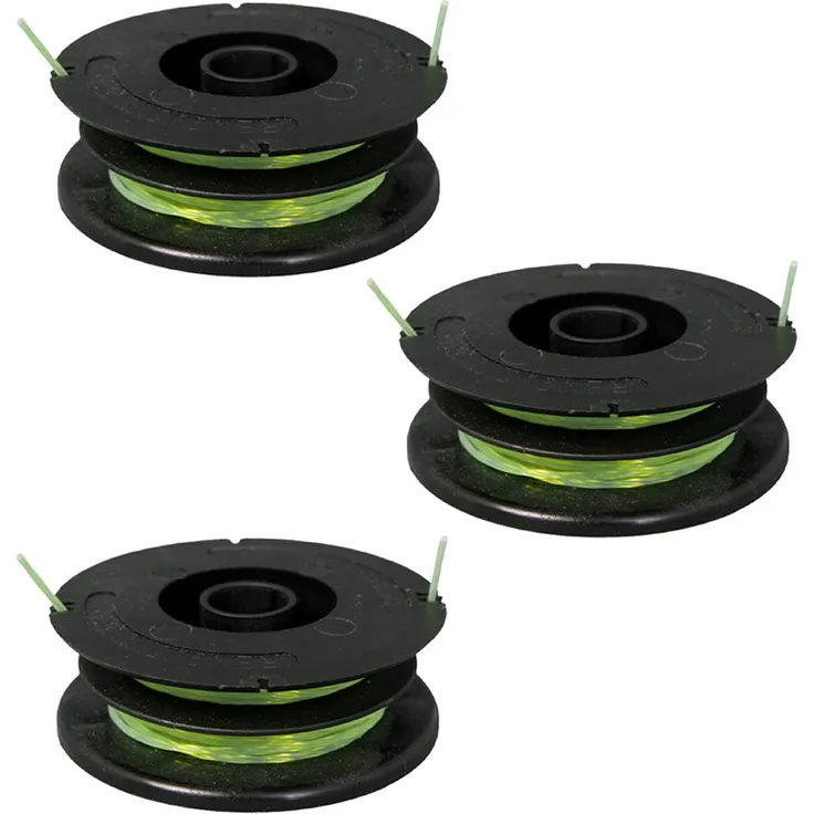 IKRA 78200001-3 Ersatzspulen (DV-S) 3er-Set Fadenspulen für Sensen und Freischneider