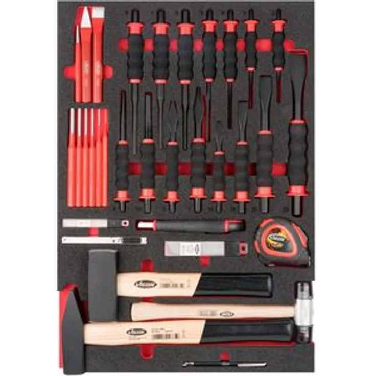 VIGOR Hammer-, Meißel- und Splinttreiber-Satz V6817 Anzahl Werkzeuge: 51''