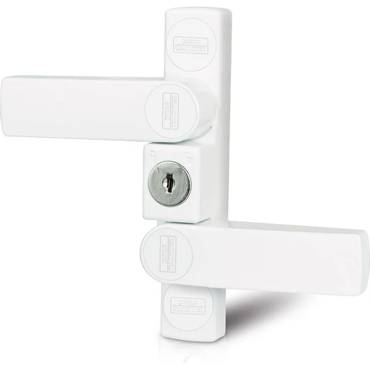 BURG-WÄCHTER Winsafe WS 22 W SB Fenstersicherung, 1 Stück, 205 x 150 x 46 mm, weiß – Bild 1