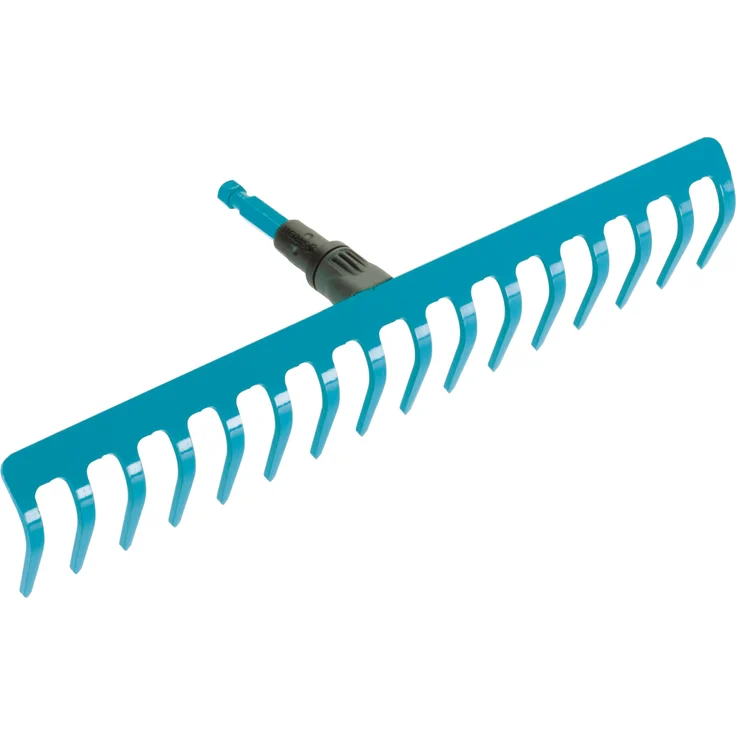 GARDENA combisystem-Rechen: Breite Harke mit 16 Zinken, ideales Gartenzubehör zum Rechen, Unkrautentfernen und zur Bodenbearbeitung, Arbeitsbreite 41 cm, passend zu allen cs-Stielen (3179-20) – Bild 1