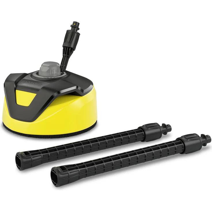 Kärcher T 5 Flächenreiniger T-Racer kompatibel mit K2 bis K7 1,39 kg Spritzschutz Handgriff Höhenverstellung zwei rotierende Flachstrahldüsen – Bild 1