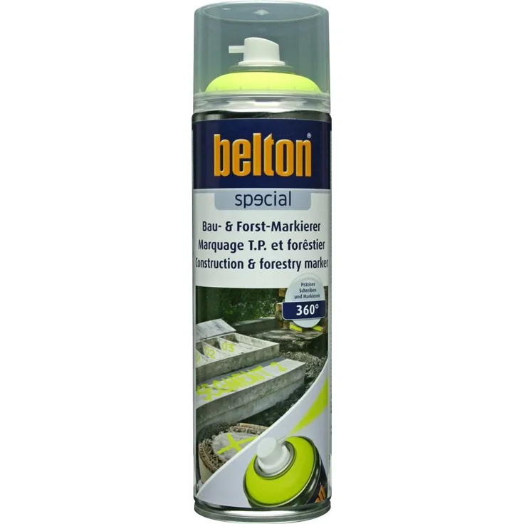 belton special Bau- Forst-Markierer 500 ml, neongelb