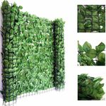 Balkonsichtschutz Buchenhecke, Windschutz Verkleidung für Terrasse Zaun ~ 300x100cm