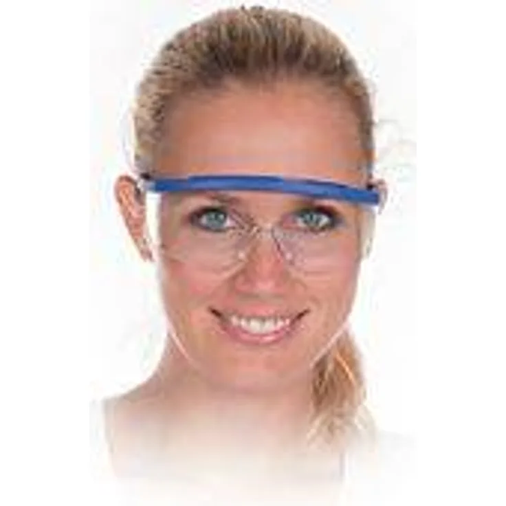 HYGOSTAR Allzweck-Schutzbrille BLAU, Scheibentönung: klar