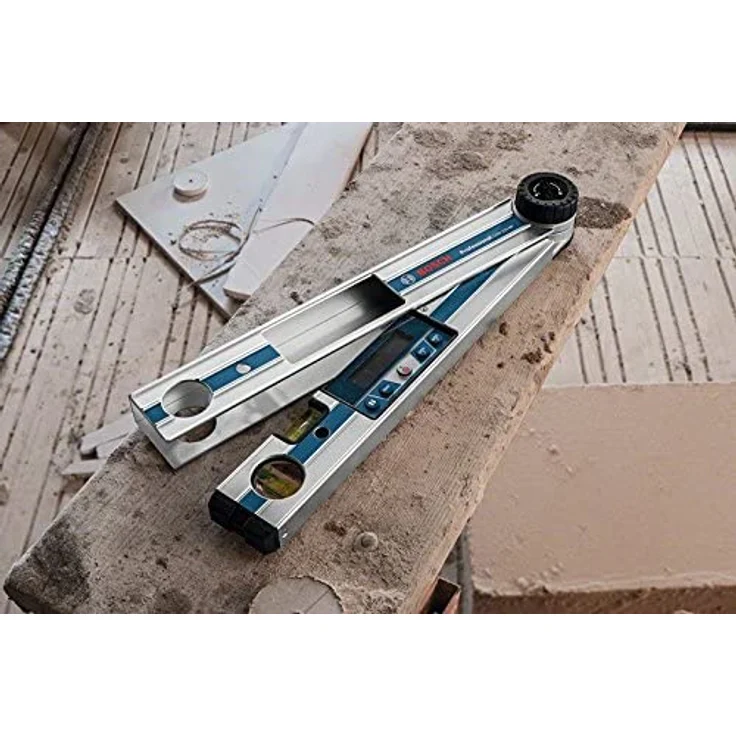 Bosch Professional Digitales Winkelmessgerät GAM 220 MF (Berechnung von Gehrungswinkeln, Schenkellänge: 0 - 220º, Länge: 40 cm) – Bild 3
