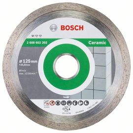 Bosch Professional Diamanttrennscheibe Standard for Ceramic Keramikfliesen für Winkelschleifer (125 mm)